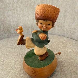 VTG  Anri Russian Cossack Dancing Boy Rotating Music Box If I Were a Rich Man
